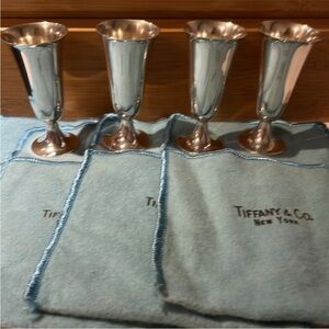 Tiffany & Co vintage sterling silver cordials